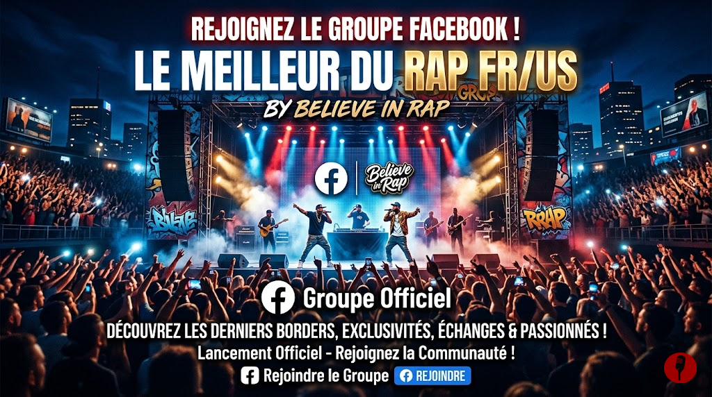 🚀 Believe in Rap lance le groupe Facebook ultime pour les fans de Rap FR et US ! 🔥